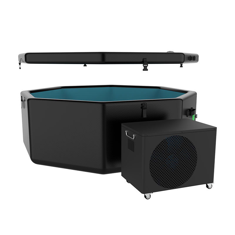 आईस बाथसाठी फ्रीस्टँडिंग कोल्ड पॉड अष्टकोन