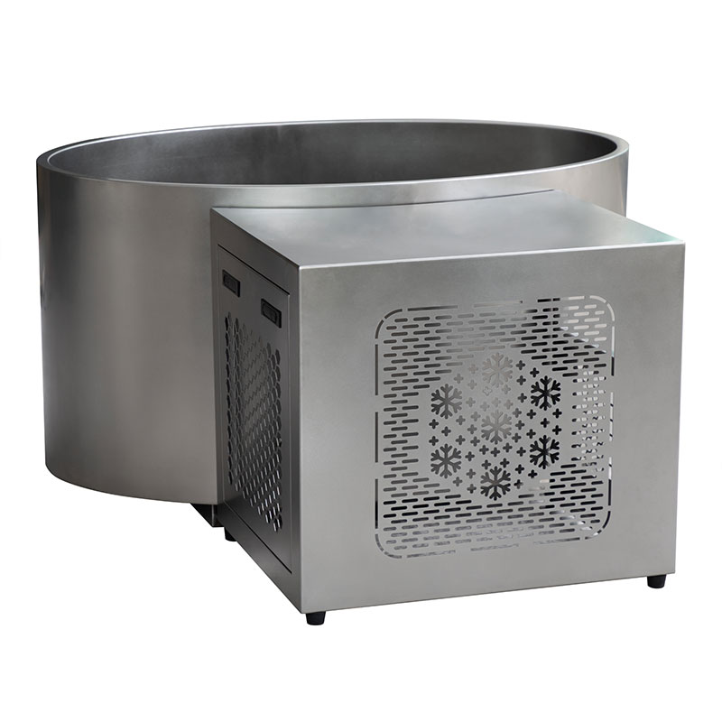 सर्व-स्टेनलेस स्टील ओव्हल कोल्ड प्लंज टब