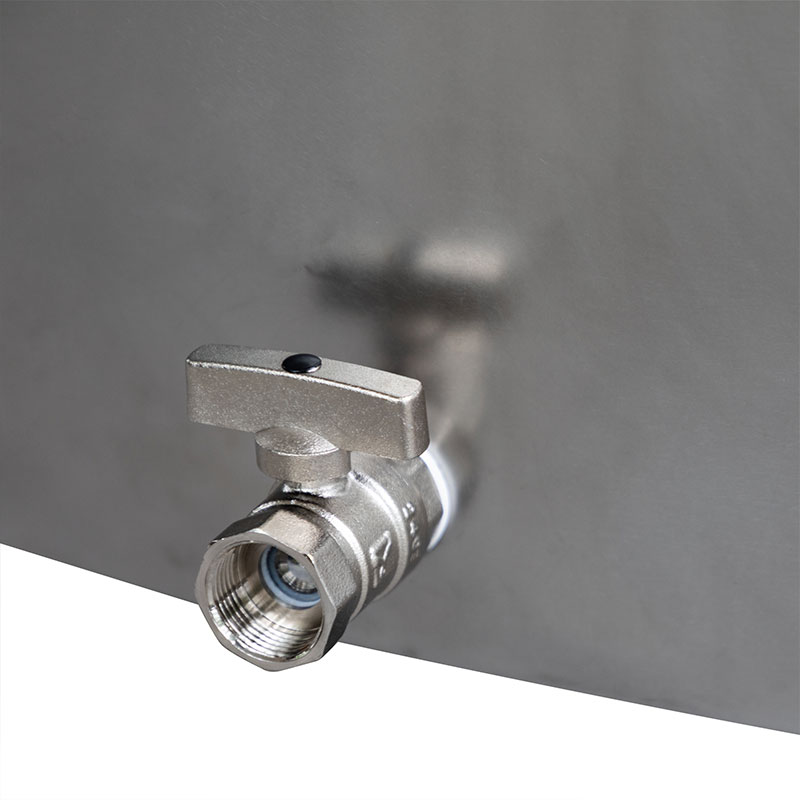 सर्व-स्टेनलेस स्टील ओव्हल कोल्ड प्लंज टब